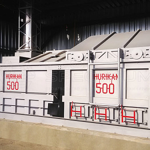 Mobile incinerator HURIKAN 500