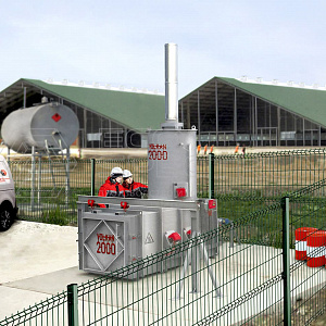 Incinerators for biological waste VOLKAN 2000
