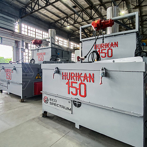 Incinerator for the disposal of laboratory waste HURIKAN 150