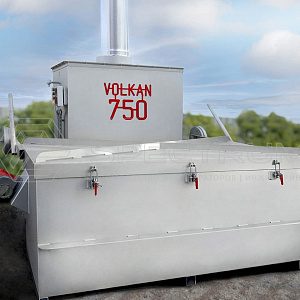 Incinerator with SEE (State Environmental Expertise) VOLKAN 750