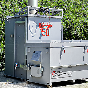 Boiler for disposing HURIKAN 150