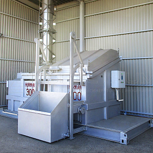 Incinerator with SEE (State Environmental Expertise) HURIKAN 300